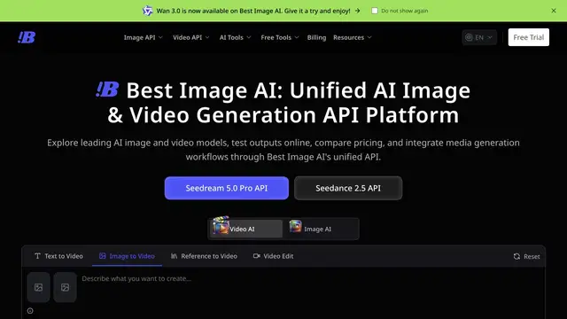 Best Image AI API