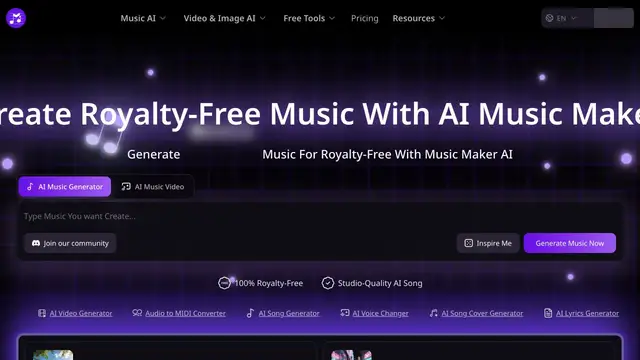 MusicMaker AI: Music & audio workflows